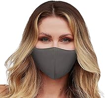Washable Face Mask with Adjustable Ear Loops & Nose Wire - 3 Layers, Made in USA