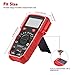 Multimeter, LeeQin Ture-RMS Auto Ranging Digital Multimeter, 2000 Counts AC/DC Voltage/Current Resistance Diode Continuity Measurement Tool with Backlight LCD Display
