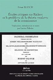Études critiques sur Rickert et le problème de la théorie moderne de la connaissance