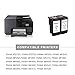 Novajet Remanufactured Ink Cartridge for Canon PG-210XL CL-211XL Used for Canon PIXMA MP495 MP280 MP250 MP490 MP480 IP2702 MP230 MX420 MX350 MX330 MX320 MP499 MX410 Show Ink Level 1 Black+1 Tricolor
