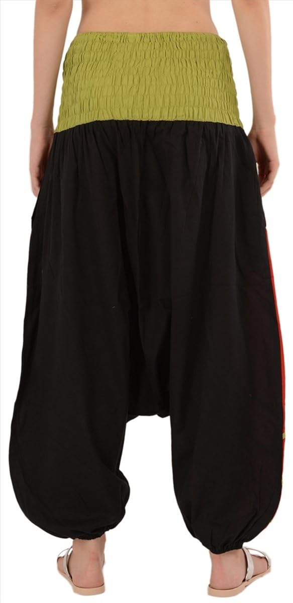 sns pure cotton harem pant aladdin piping pajama