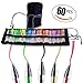 60 Gel Pens Set Multi-Colored Art Set Rainbow Coloring Pens with Glitter pen, Metallic pen, Pastel, Neon & Classic in Protective Roll-Up Case by Fly Pen