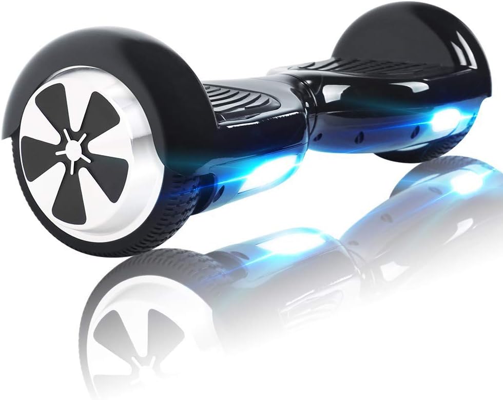 BEBK Hoverboard Bluetooth, Self Balancing Scooter 6.5" Two-Wheel Self Balancing Hover board with LED Lights Electric Scooter for Adult Kids Gift UL2272 Certified