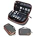 BAGSMART Electronic Organizer Travel Cable Organizer Bag Portable Electronic Accessories Bag for Cable, USB, Grey