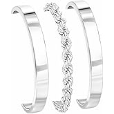 Gokeey Gold Bracelets for Women Non Tarnish Dainty 14K Gold Plated Bangle Cuff Bracelets Stack for Women,Waterproof Stackable Bracelet Gold Jewelry Trendy Gifts Adjustable