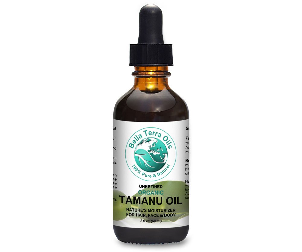 Tamanu Oil 2 oz 100% Pure Foraha Cold-pressed Unrefined Organic -Bella Terra Oils: Beauty