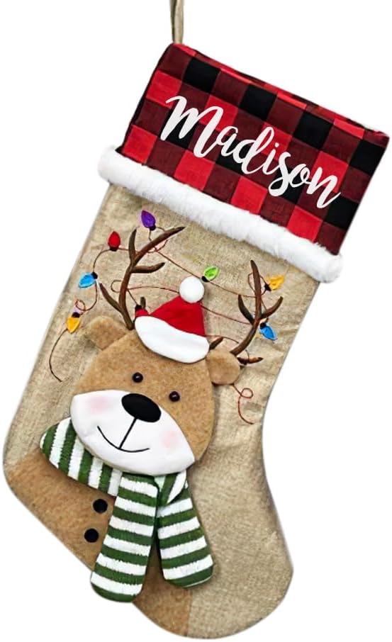 Stockings & Holders - Juantao Personalized Christmas Stocking with Name, 18
