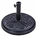 Yescom 18-inch 20-lbs Round Umbrella Base Heavy Stand Holder Fit for 8ft 9ft 10ft Patio Garden Umbrella Black