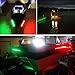 Boaton Green and Red LED Light Boat Bow Pontoon Kayak Yacht Navigation LED Lighting Red Green Light for Marine Boat Vessel IP67 Waterproof