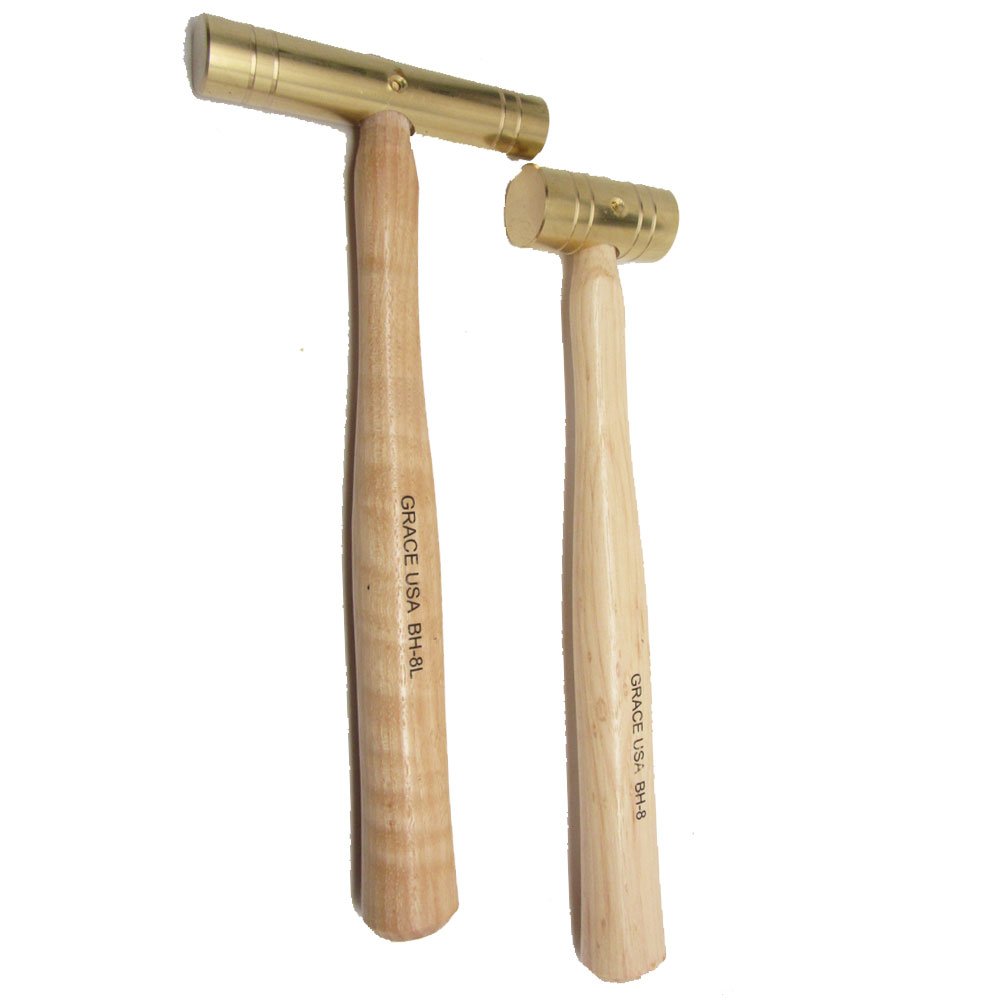 UJ Ramelson Co Grace USA 4 8 & 16oz Brass Copper Hammers Gunsmith