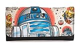 Loungefly Star Wars R2D2 Tattoo Applique Wallet (Tan/Multi)