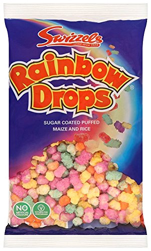 Swizzels Large Bags Rainbow Drops Box Of 24