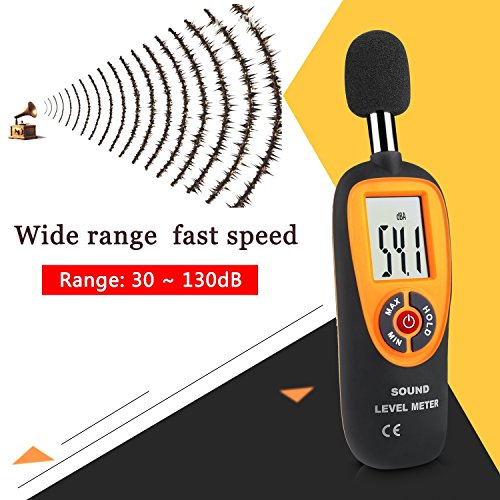 image for Mettak WT400 - Decibel Meter, Digital Sound Level Meter With Noise Vol