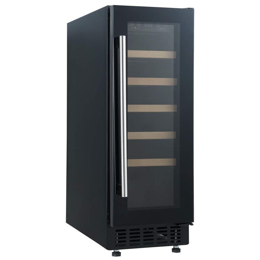 20 Bottle Capacity White Cookology 30cm Wine Cooler Freestanding