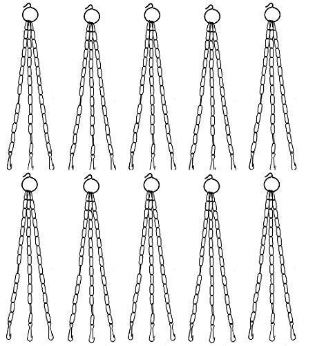 Planters Iron Chain, Black, 5 Pieces