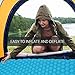 Dryzle Inflatable Lightweight Sleeping Pad - Compact Bed & Ultralight Camping Air Mattress with Foam Pads, Portable Blow Up Mat Great for Backpacking, Travel, Outdoor and Hiking