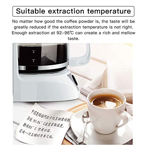 Filterkaffeemaschine mit Glaskanne | 1,5L Füllmenge | 11-15 Tassen | 950W |Kaffeemaschinenzubehör mit Deckel – Bild 4