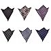 Hello Tie Men's Jacquard Pocket Squares Handkerchiefs 6pcs/lot Multicolor