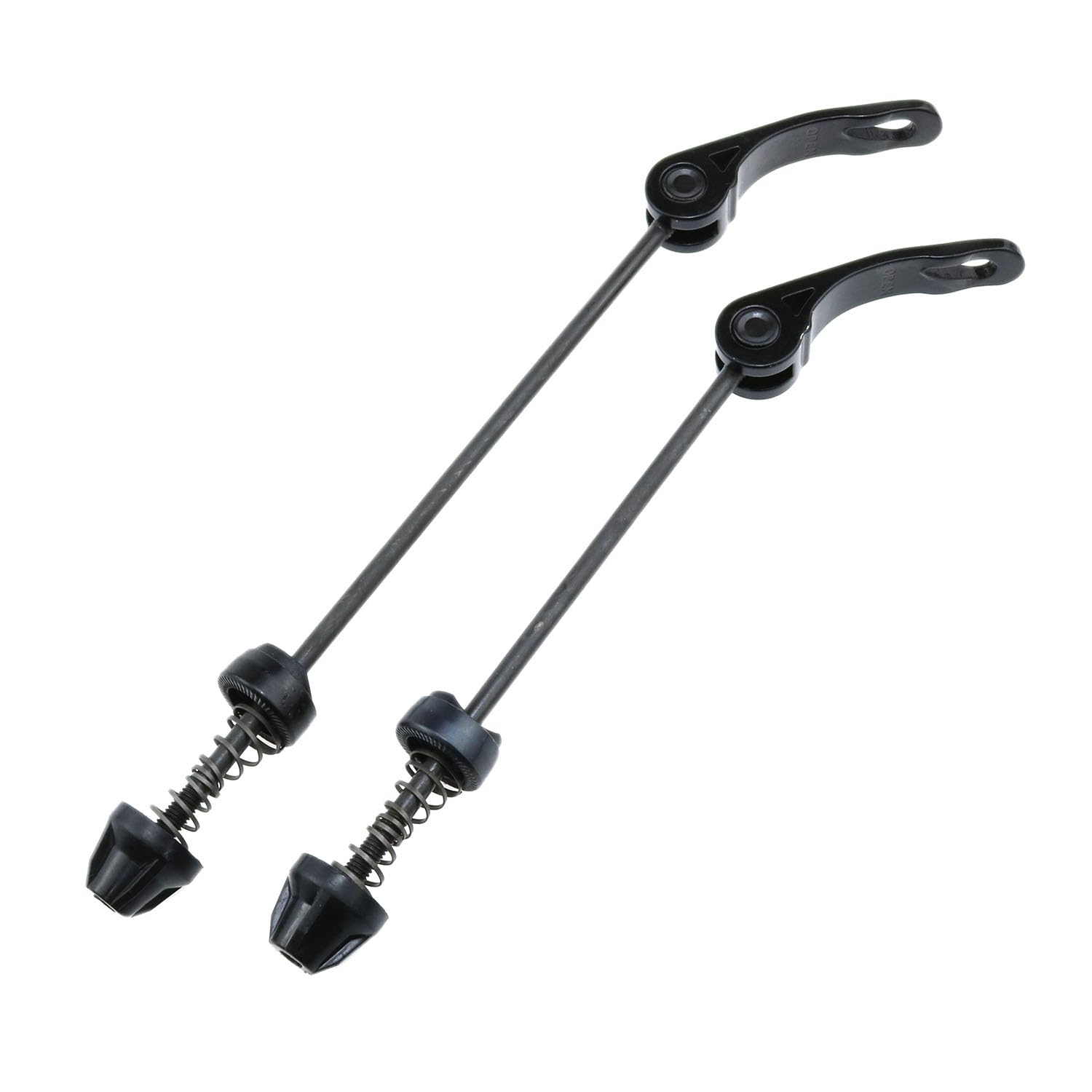Photo 1 of Meuey Lyot-Quick Release Bicycle Skewer Bicycle Wheel Hub Front and Rear Skewers Bicycle Wheel Skewer Quick Release String for Mountain Bike Road Mountain Bike Black -2pcs
