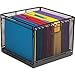 Staples Mesh File Cube, Black, 10 3/4