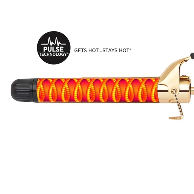 hot tools 24k gold extra long curling iron