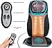 Shiatsu Back & Neck Seat Cushion Massager Chair - Massage Pad with Soothing Heat Function, Rolling, Kneading & Vibration - Full Back & Shoulder Deep Tissue to Relieve Muscle Pain - for Home & Office