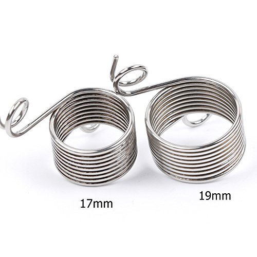 image for gootrades 2 Size Metal Yarn Guide Knitting Thimble for Knitting Crafts