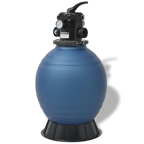 vidaXL Sandfilter für Schwimmbad 18Zoll/460mm Blau Sandfilterkessel Poolfilter