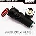 BOSTAC™ BTZ-50R Rechargeable Tactical Flashlight - Professional Hand Held Light with Zoom Reflector, CREE USA LED Bulb, 3,200 Effective Lumens, Sealed Against Solvents, 3500Mah 26650 Battery
