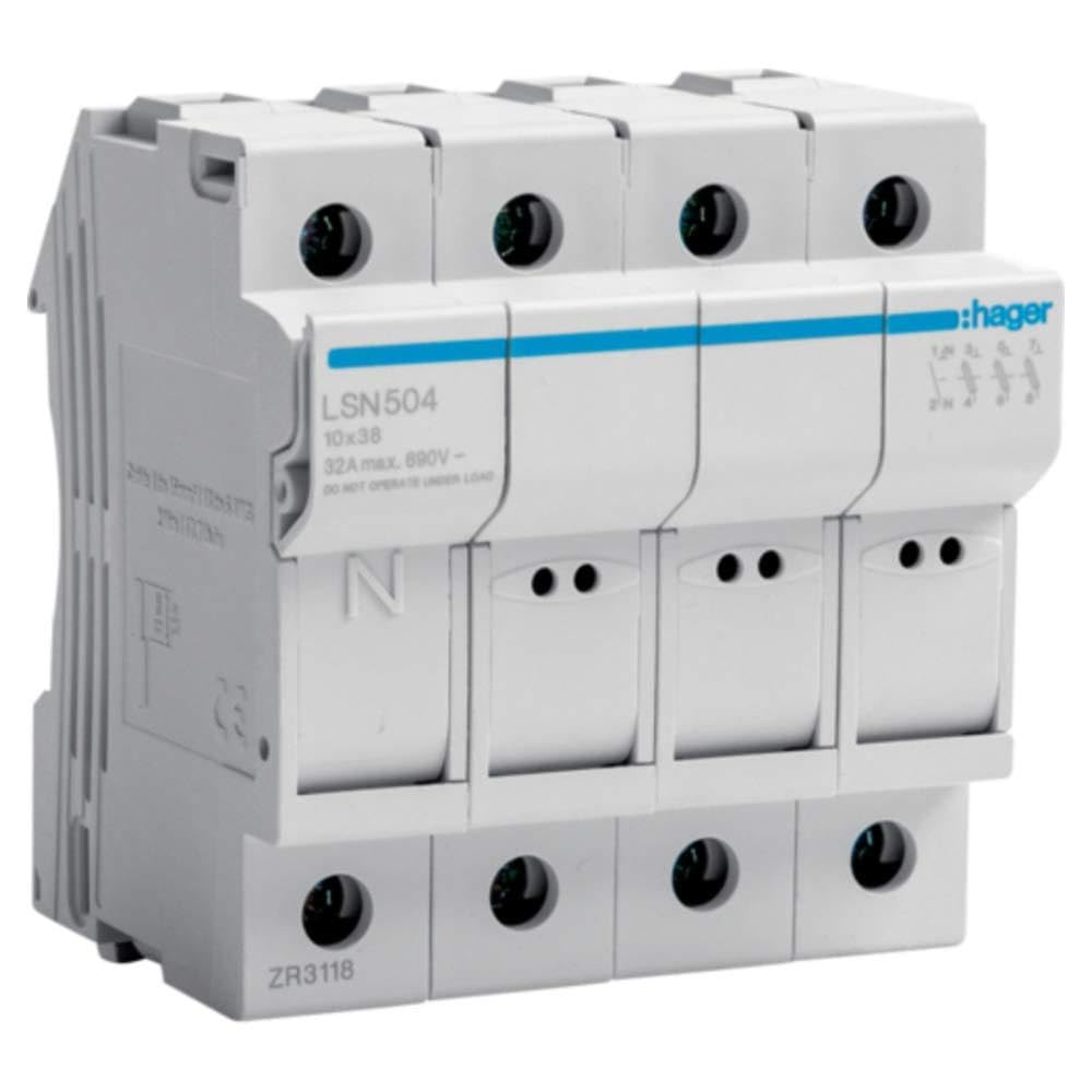 Sectionable L38 3P+N 32A 690V Holder