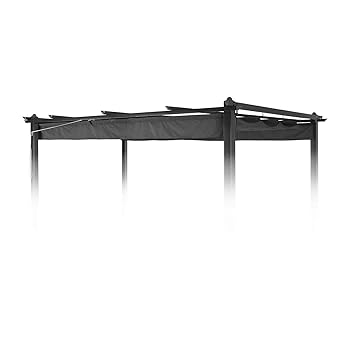 blumfeldt Pantheon Roof Pergola-Dach Ersatz-Dach Sonnendach (3 x 4 m, witterungsbeständig, wasserabweisend, passgenau für Pan