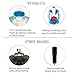 MYTHQUATE Full Face Snorkel Mask - Foldable Tube Easy Breath Anti-Fog Anti-Leak - 180° Panoramic Viewing Area - Ideal for Adults Youth Swimming Snorkeling Diving and Scuba with eBook Guide