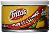 Fritos Cheese Dip, Jalapeno Cheddar Flavor, 9 Oz Can (Pack of 3)