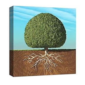 Canvas Wall Art Abstract Beyond Realistic Painting Artwork for Home Prints Framed - 12x12 inches