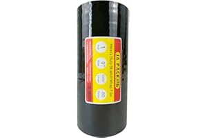 JA PACKING Stretch Wrap/Film Black Industrial Strength Extra Thick 9” x 1000ft 80 Gauge Clear Cling Mini Durable Shrink Wrap Film Roll Plastic Wrap for Moving/Packing Heavy Duty Adhering Packing Heavy Duty Film
