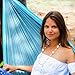 Double Parachute Camping Hammock with Straps & Carabiners by Mad Grit