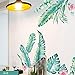 DERUN TRADING Leaf Wall Decals Palm Tree Wall Decals Green Leaves Wall Paper Evergreen Wall Sticker Removable Decal Peel and Stick Giant Wall Decals Painterly Ivy Peel and Stick Wall Decals