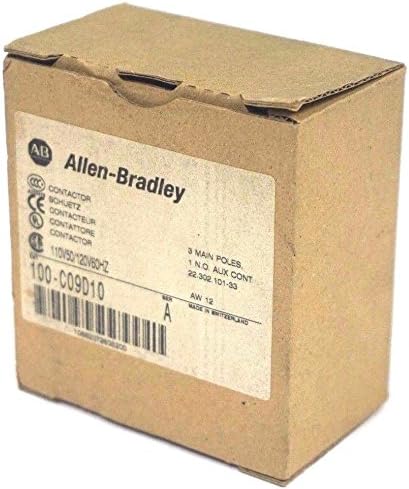 New Allen Bradley 100-C09D10 CONTACTOR
