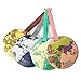 King&Pig 4pcs World Map Luggage Tags Suitcase Luggage Tags Travel Accessories Baggage Name Tags