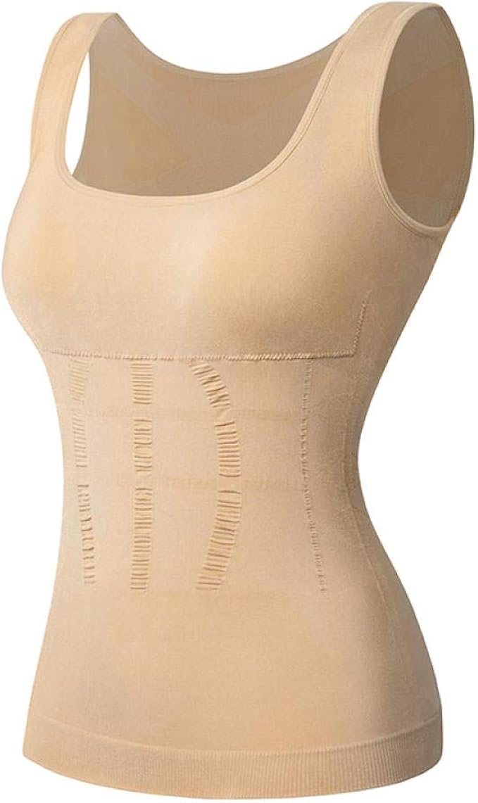 qq666 Fajas para Mujer Tank Top sin Costuras Ropa Interior Adelgazante