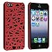 niceeshop(TM) Red Bird Nest Rear Hard Case Cover for iPhone 5 5S + Screen Protector