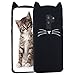 Galaxy S9 Plus Case, Miniko(TM) Fashion Cute Kawaii Funny 3D Black Meow Party Cat Kitty Whiskers Dropproof Protective Soft Rubber Case Skin for Samsung Galaxy S9 Plus 2018