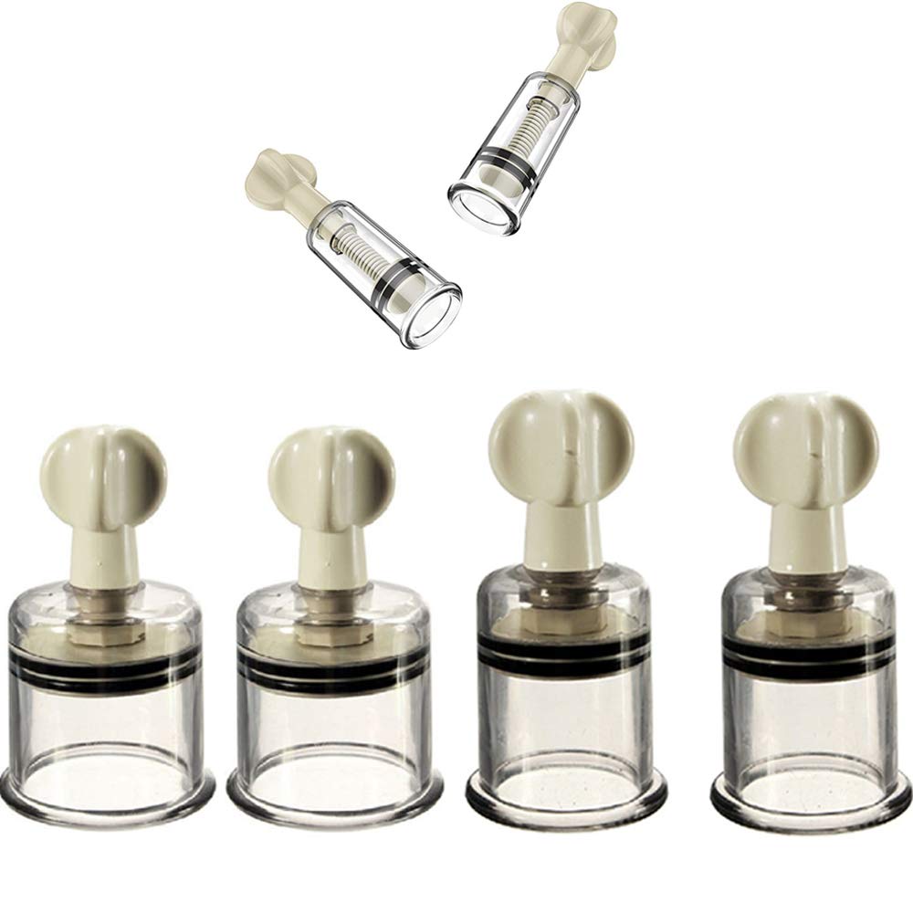 XSEXO Vacuum Twist Suction Cupping Device Rotating Cupping Magnet Massage Full Body Massager - 6 Pcs/Set