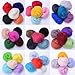 Zealor 45 Colors Needle Felting Wool, Wool Fibre Wool Yarn Roving for Needle Felting Hand Spinning DIY Craft Materials