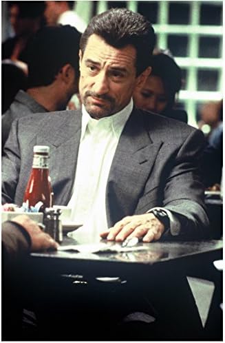Robert De Niro Seated In Suit At Table 8 X 10 Inch Photo At
