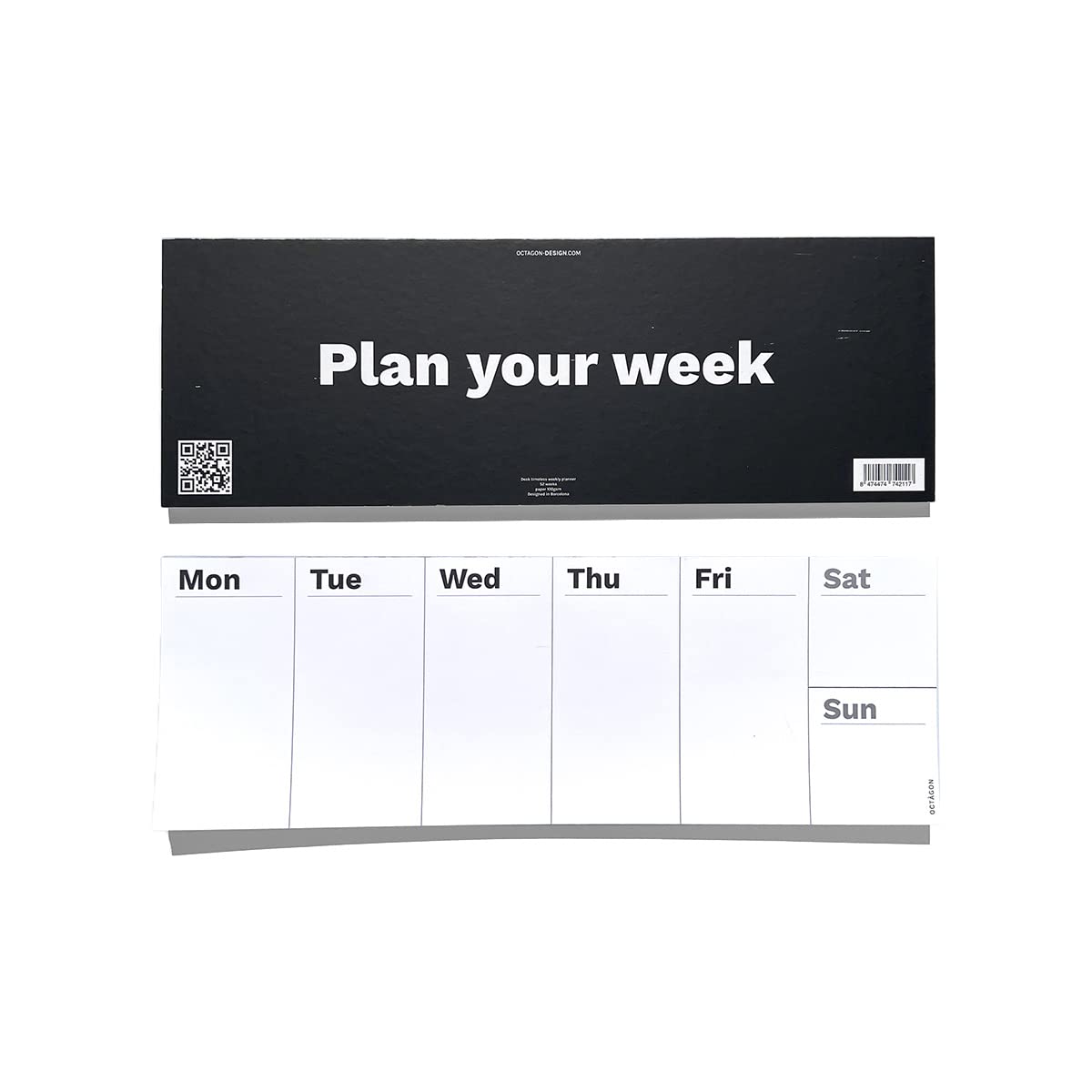 Desk Weekly Planner OCTAGON DESIGN, 400 x 135 mm