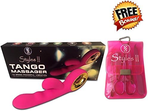 Styles II Manicure Set (Pink) and Styles II Tango Body Massager (Pink)