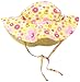i play. by green sprouts baby boys Brim Sun Protection | All-day Upf 50+ Sun Protection for Head, Neck, & Eyes infant and toddler hats, Yellow Fiesta Floral, 9-18 Months US