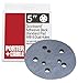 PORTER-CABLE 13901 5-Inch, 5 Hole Standard Adhesive-Back Sanding Pad (for 334 Random Orbit Sander)