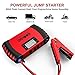 GOOLOO 800A Peak 18000mAh Car Jump Starter (Up to 7.0L Gas or 5.5L Diesel Engine) Portable Phone Charger Auto Battery Booster Power Pack, Built-in LED Light and Smart Protection